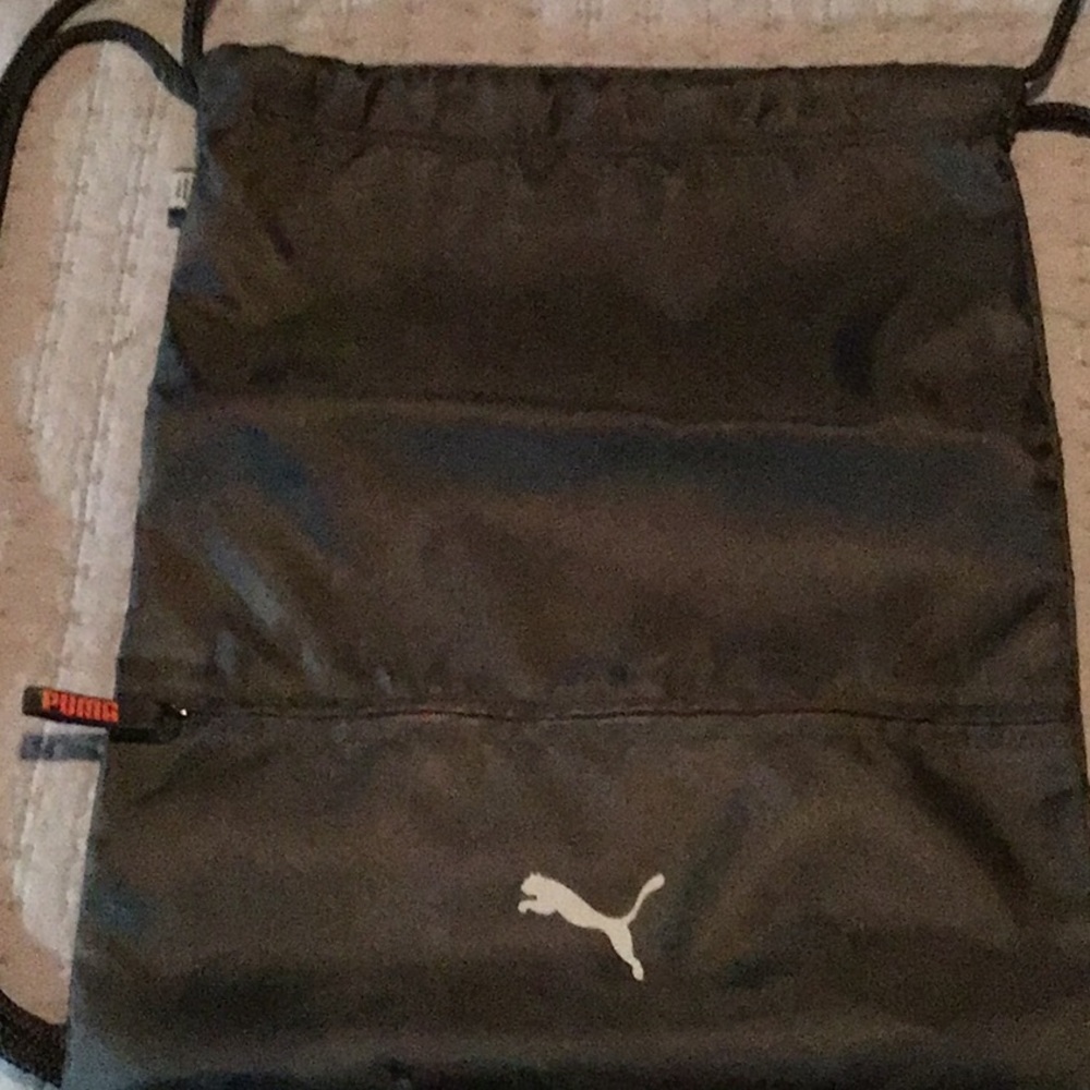 Puma Black Drawstring Back Pack - image 1